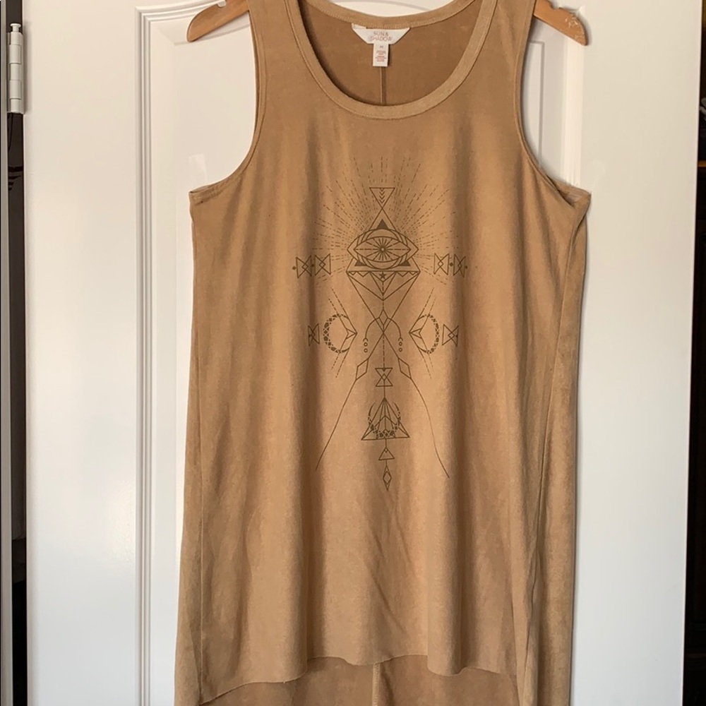 Sun & Shadow Tunic Tank Top
